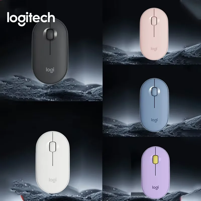 Logitech M350 Wireless Mouse - Silent Click, Bluetooth & USB, 18-Month Battery for Laptop/PC Office Artifact Portable