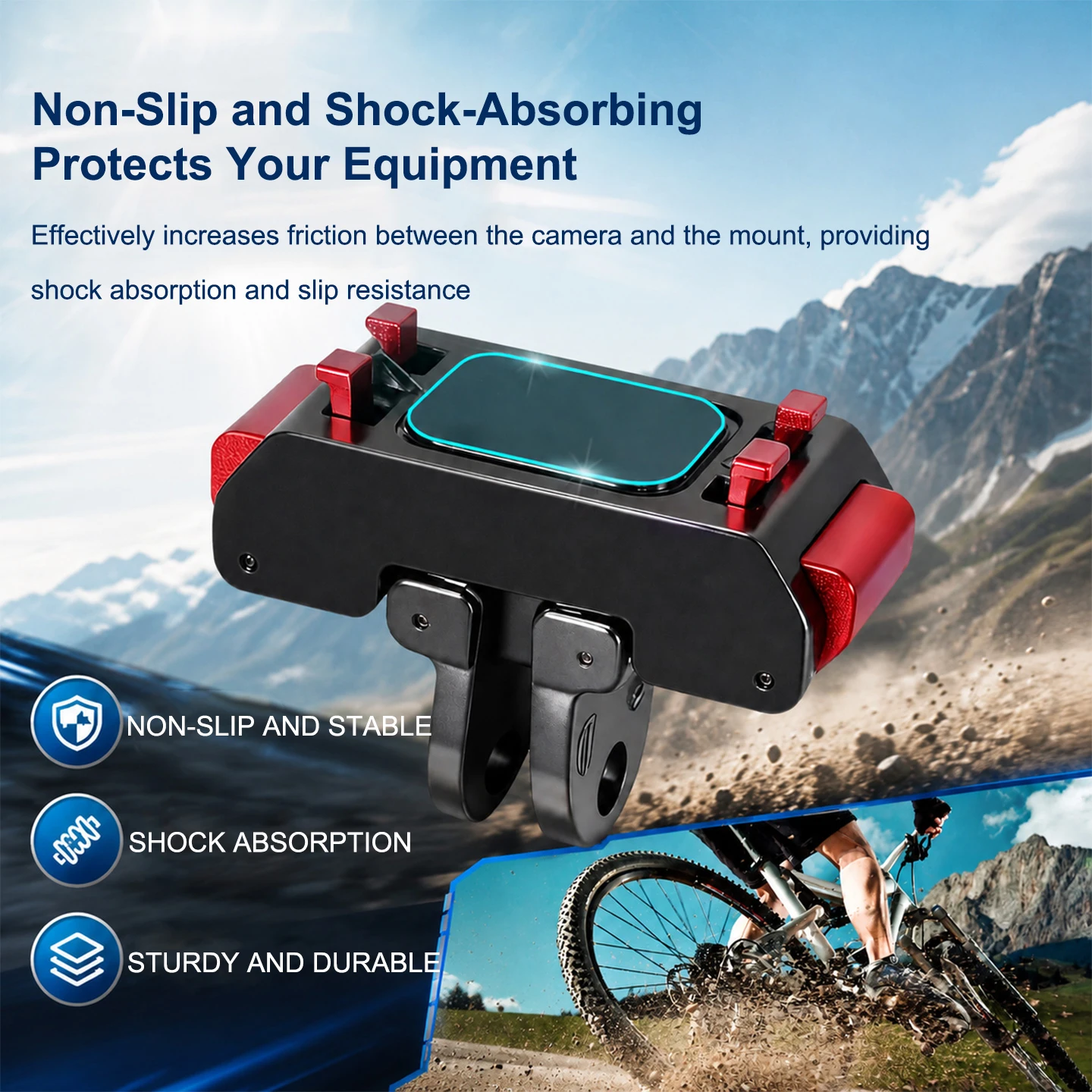 Magnetic Quick Release Mount for Insta360 X6 Dual Interface 1/4 Screw Foldable Metal Buckle Anti Drop Shockproof Camera Base