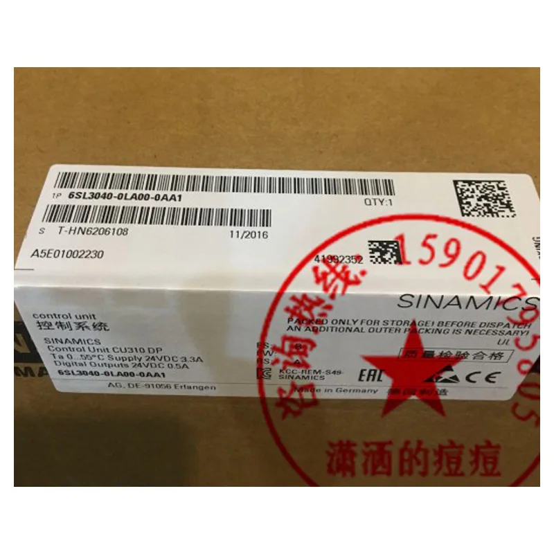 

Новый оригинальный блок управления 6SL3040-0LA01-0AA1 S120 CU310PN, точечный модуль