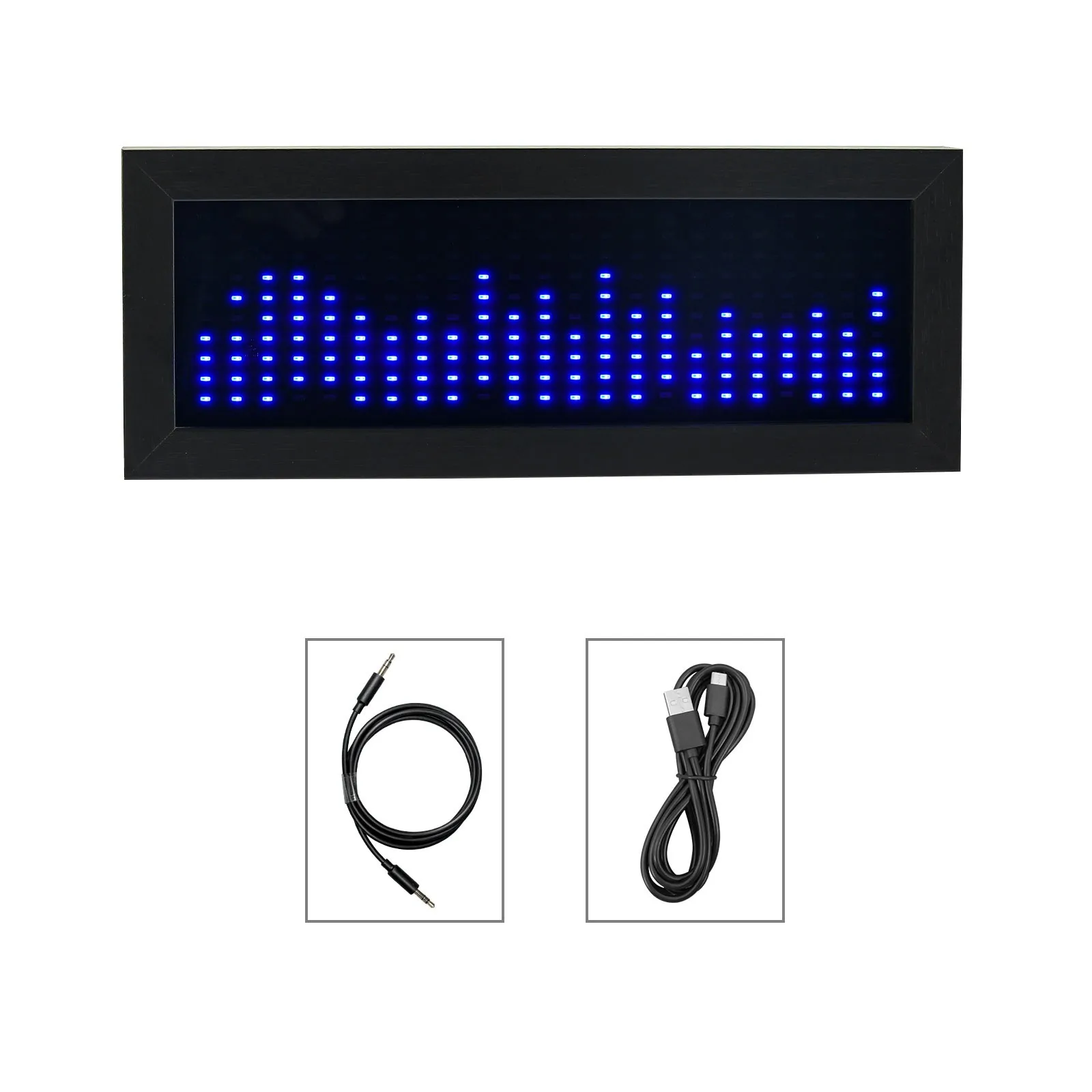 HiFiAMP Heareal MS1 LED Music Spectrum Light Voice Control Pickup Dual Channel Input Rhythm Light