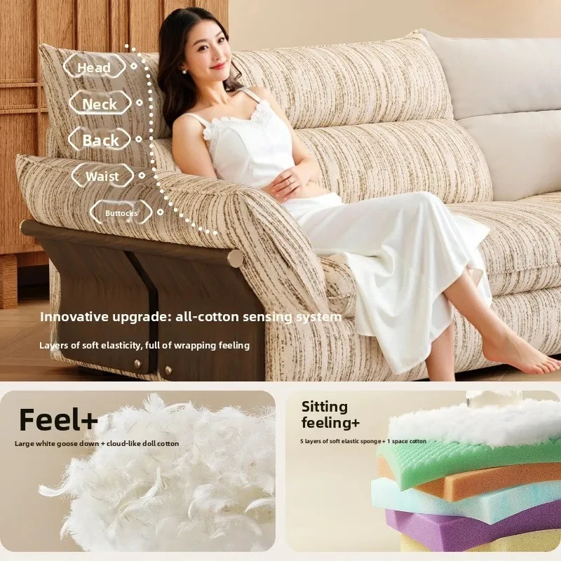 high quality living room removle chenille, que fric sofa