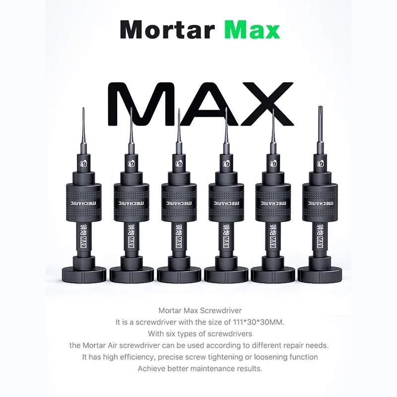 MECHANIC Mortar MAX AIR PRO Quick Disassembly Screwdriver Non-Slip Powerful Magnetism Adsorption for Phone Repair Opening Tools