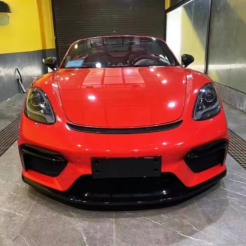 

for 718 982 2017-2023 Car Grille Front Bumper Body Kit Spoiler PP Material