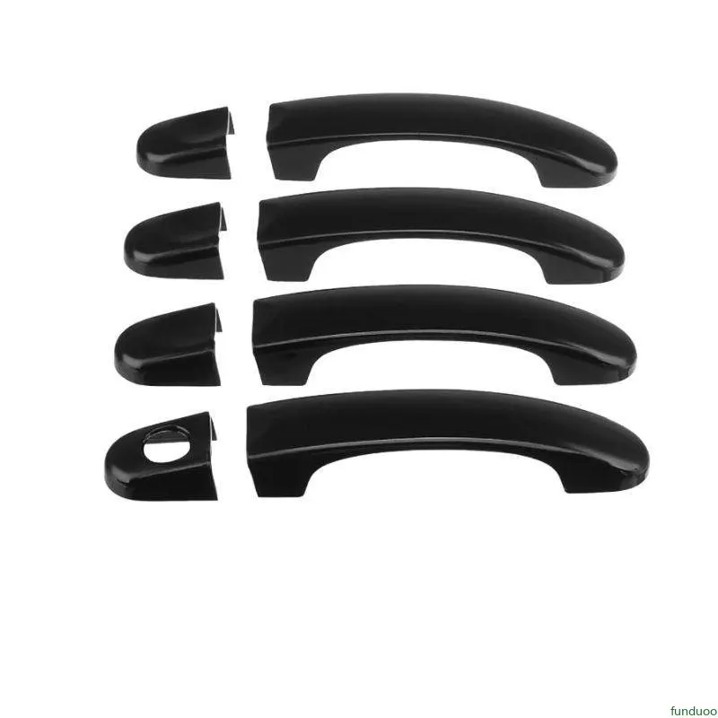 For VW Jetta MK5 / VW Golf GTI Golf Plus 2006 2007 2008 2009 2010 Glossy Black Chrome Door Handle Cover Trim Accessories