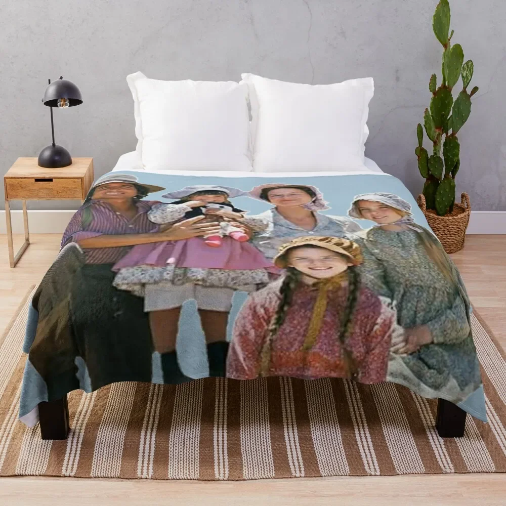 

Little house on the prairie, the ingalls Throw Blanket Thin Hairy Bed linens Luxury St Blankets