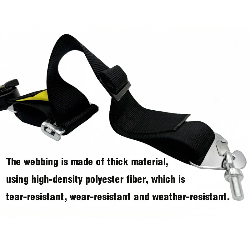 Racing seat belt quick release four-point seat belt with camlock Harness car safety belt.