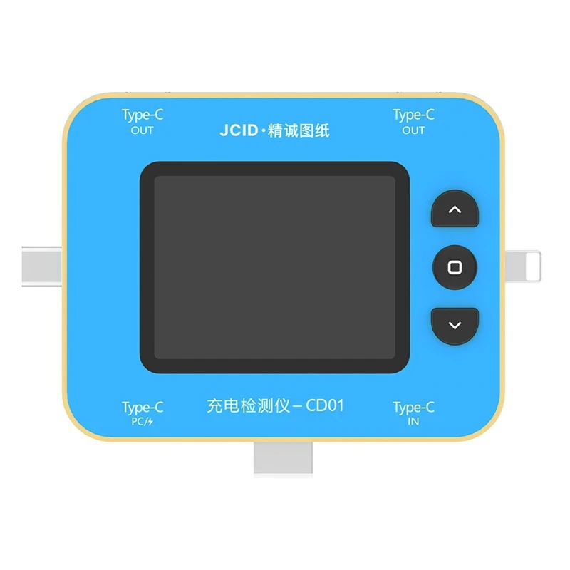 

Top Deals JCID Charging Detector CD01 Use With JC Intelligent Drawing Faults Diagnosis Type-C Fast Charging Port Tester