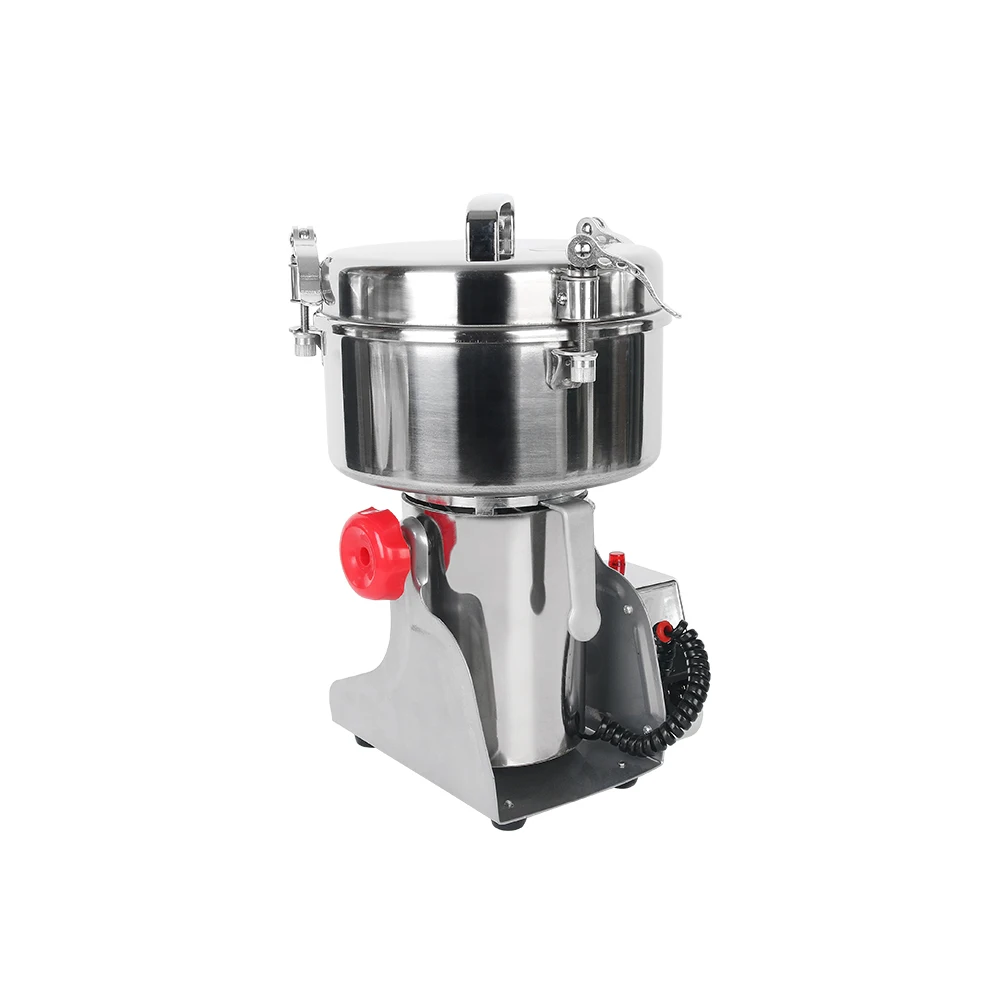 GZKITCHEN Electric Commercial Spice Grinder Corn Flour Milling Machine pepper powder Soybean Corn Herb Automatic Pulverizer