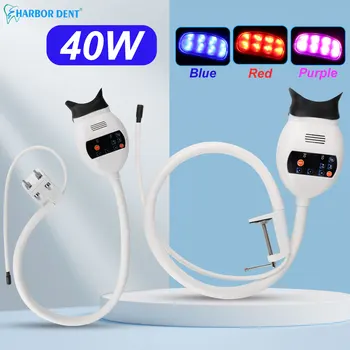 Dental Teeth Whitening Machine with Red/Blue/Purple Lights Dental Cold Light 3-Color…