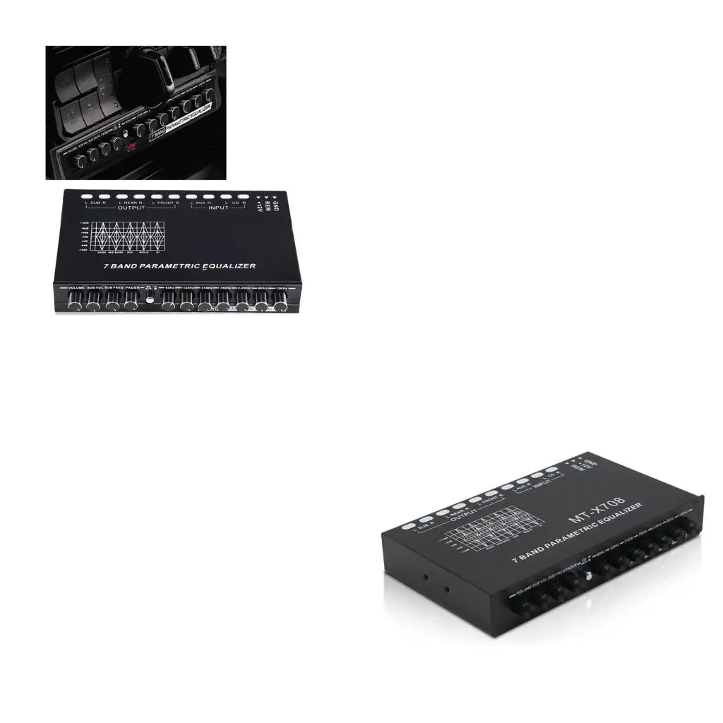 XA6H Multifunctional Advanced 7 Band Car Stereo Featuring Front Rear Subwoofer Outputs for Optimally Sound Tuning