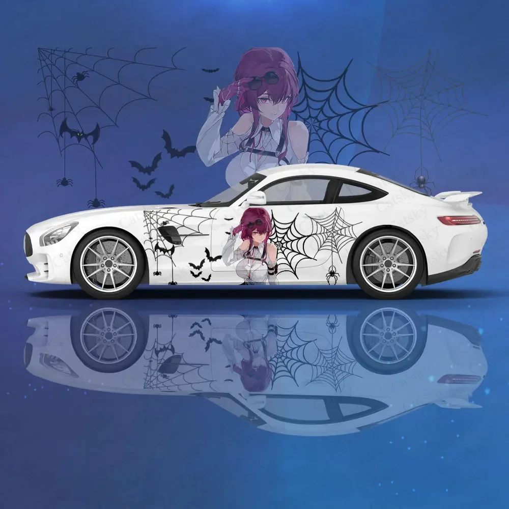 Custom Honkai Star Rail Kafka Car Accessories Anime Body Stickers Auto Side Film Decal Body Sticker SUV Decoration Pattern