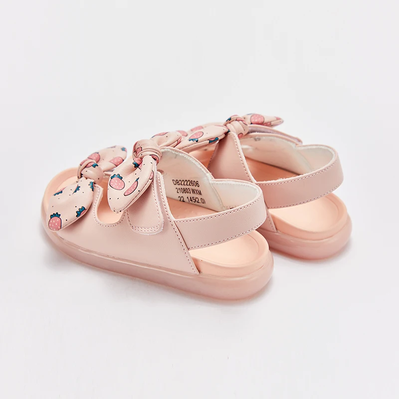 DB2222606  Dave Bella summer fashion baby girls bow appliques shoes cute children girl brand shoes