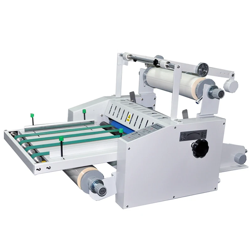 VC370 Steel Roll Laminating machine High-speed hot Lamination and Cold Lamination machine 900W anti-curling automatic take-up