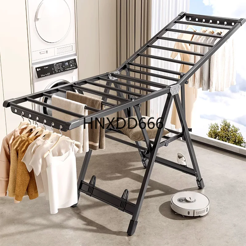 

Folding drying rack Floor-to-ceiling household balcony Bedroom drying rack