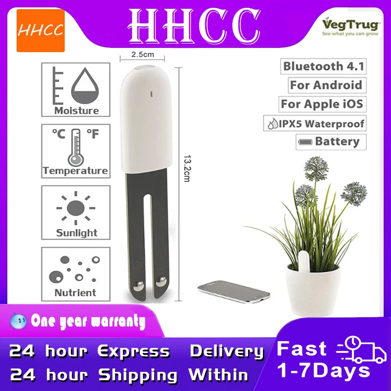 

HHCC Flower Care Max умный монитор растений детектор уход за цветком умный почва трава вода сад тестер плодородия датчик для Xiaomi