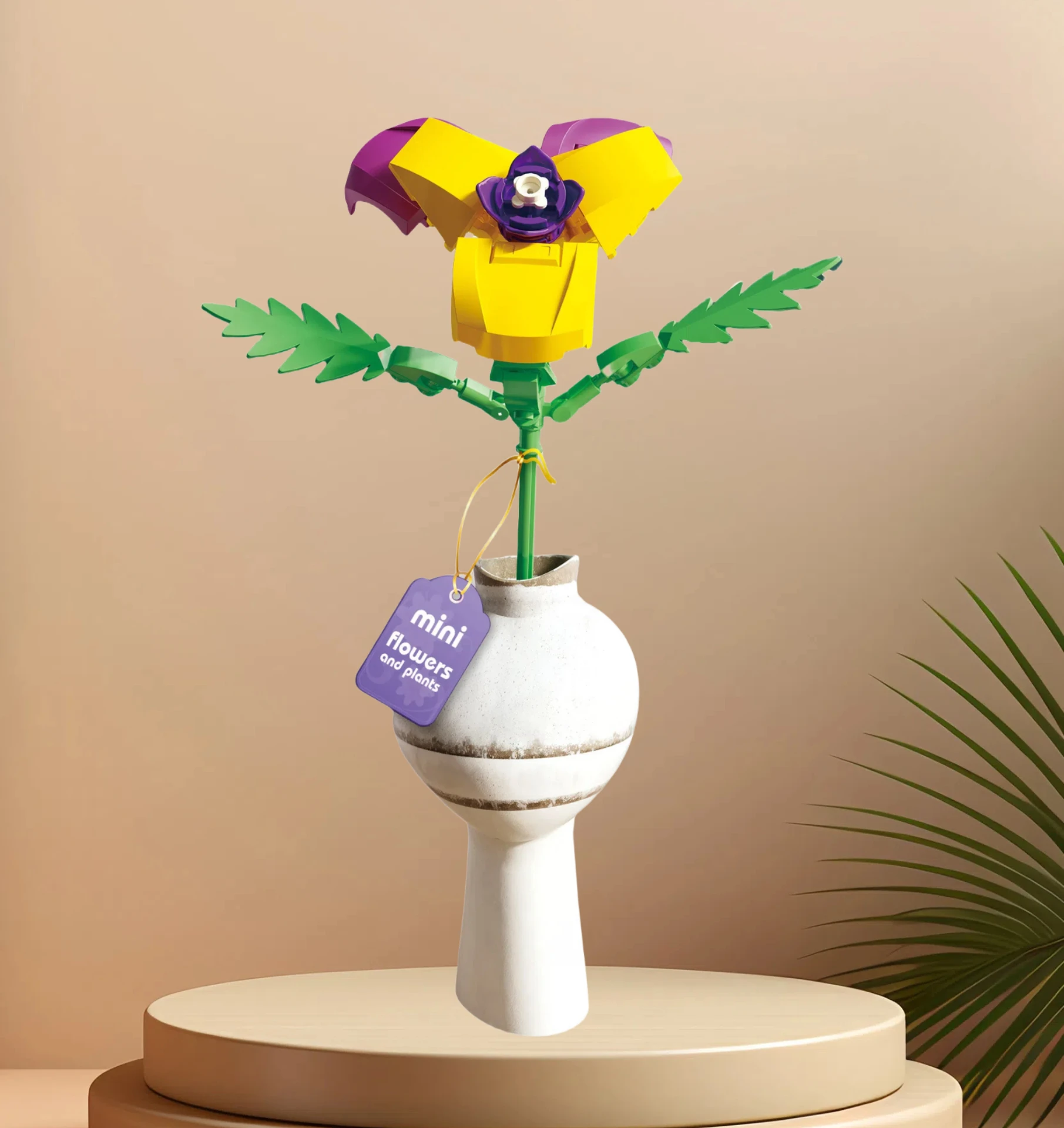 

MOC A Single Flower Bouquet Building Blocks Set Peony Rose Multiple Branche Forms Handmade Replacement Eternal Toys Gift Holiday