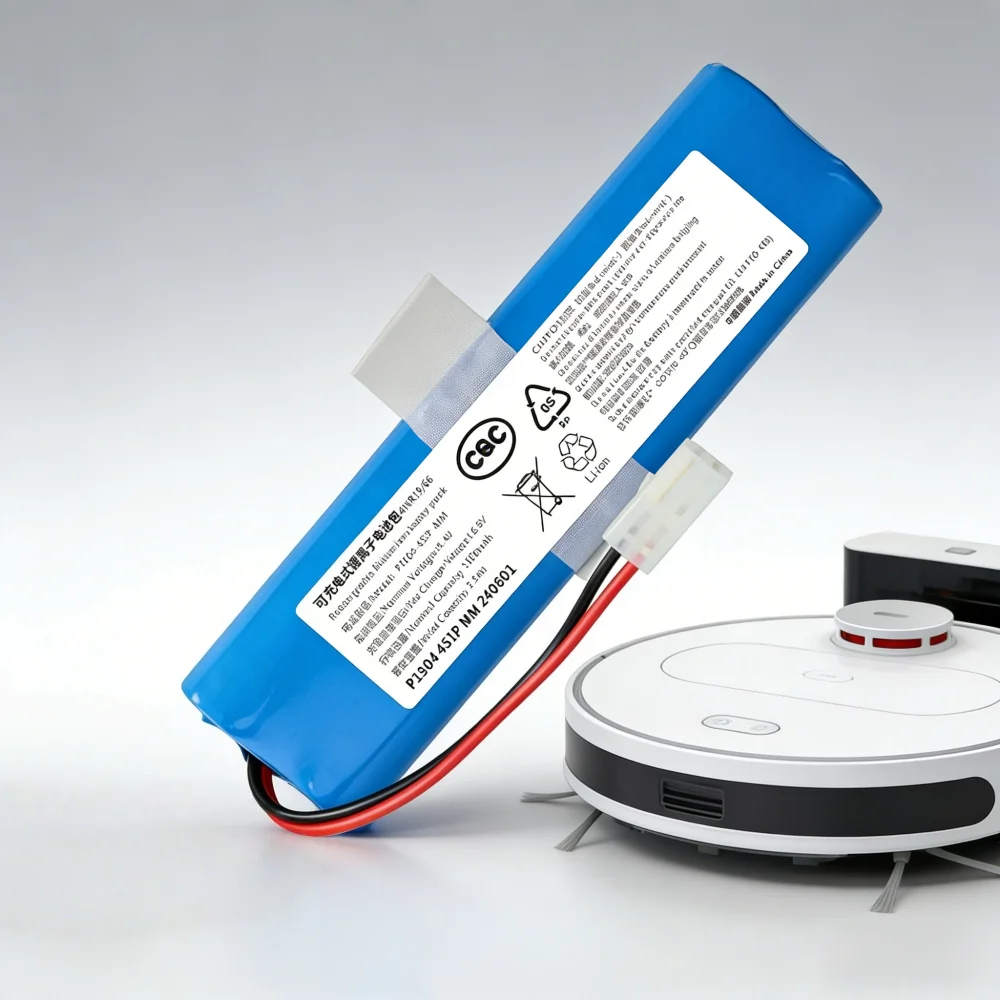 14,4 V 3500 mAh Roboter-Staubsauger-Akku für Rowenta X-Plorer 75, S75, 75S, RR7635WH, RR7647WH, RR7675WH, RR7687WH, RR8585WH, RR8587WH