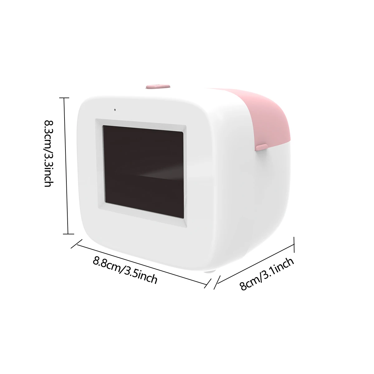 Intelligent AI voice imaging printer set includes 1 machine and 3 rolls of adhesive labels. It requires no ink, boasts high reso