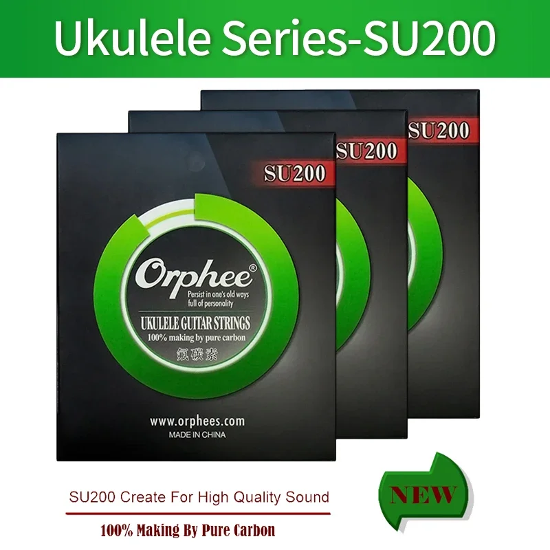 Orphee SU200 Ukulele Guitar Strings Carbon Nylon Hybrid Production Good Stability Without Skipping Ukulele Parts & Accessories