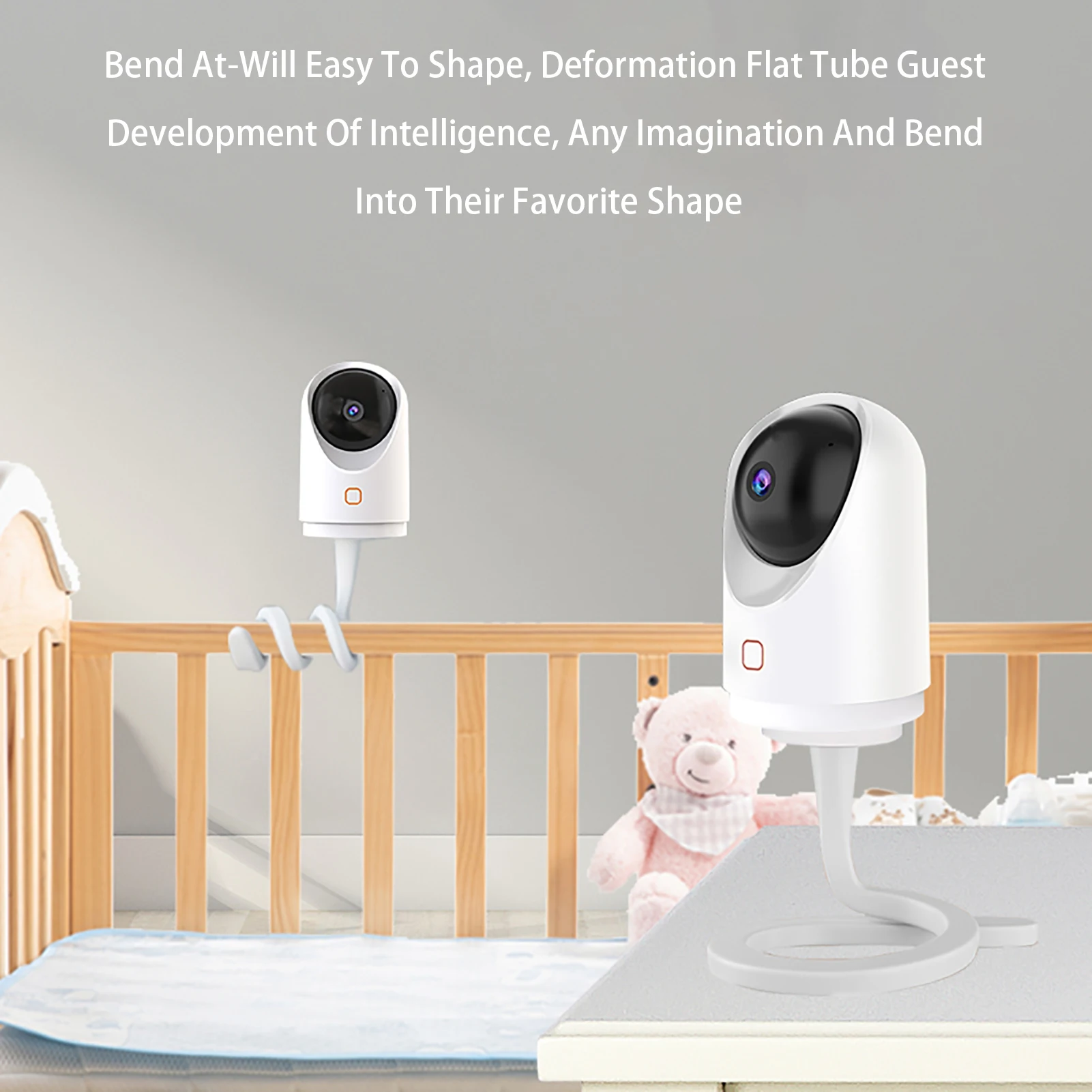 Baby Monitor Bracket Universal Flexible Baby Monitor HolderBaby Monitor Mount Camera Shelf For Babies