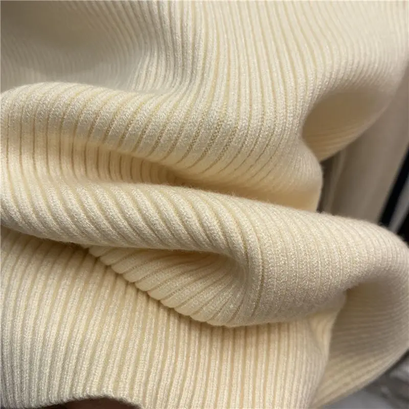 2025 outono inverno cor sólida camada base topos feminino malha quente grosso gola alta camisola estilo coreano mangas compridas pullovers
