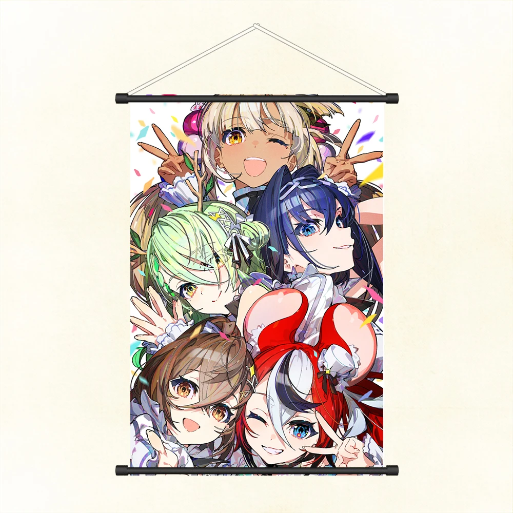 Tsukumo Sana hololive Vtuber Decoration Picture Mural Anime Scroll Painting Cartoon Comics Poster Canvas Wallpaper