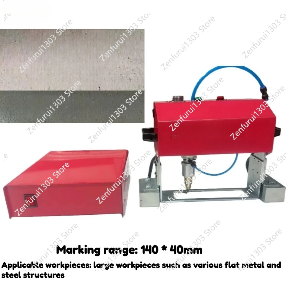 Marking Machine chassis number 220V/110V Portable Metal Pneumatic Dot Peen Marking Machine For VIN Code(140*40mm) Frame