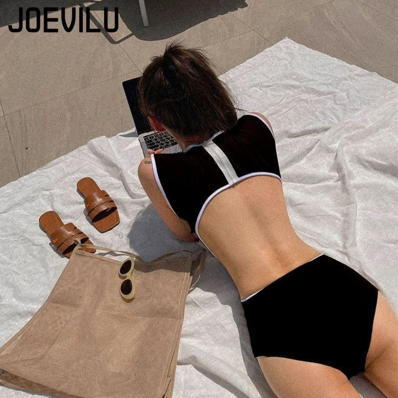 Nouveau maillot de bain conservateur femme Bikini taille haute troncs maigre Spa frais une pièce Bikini vêtements pour femmes maillots de bain