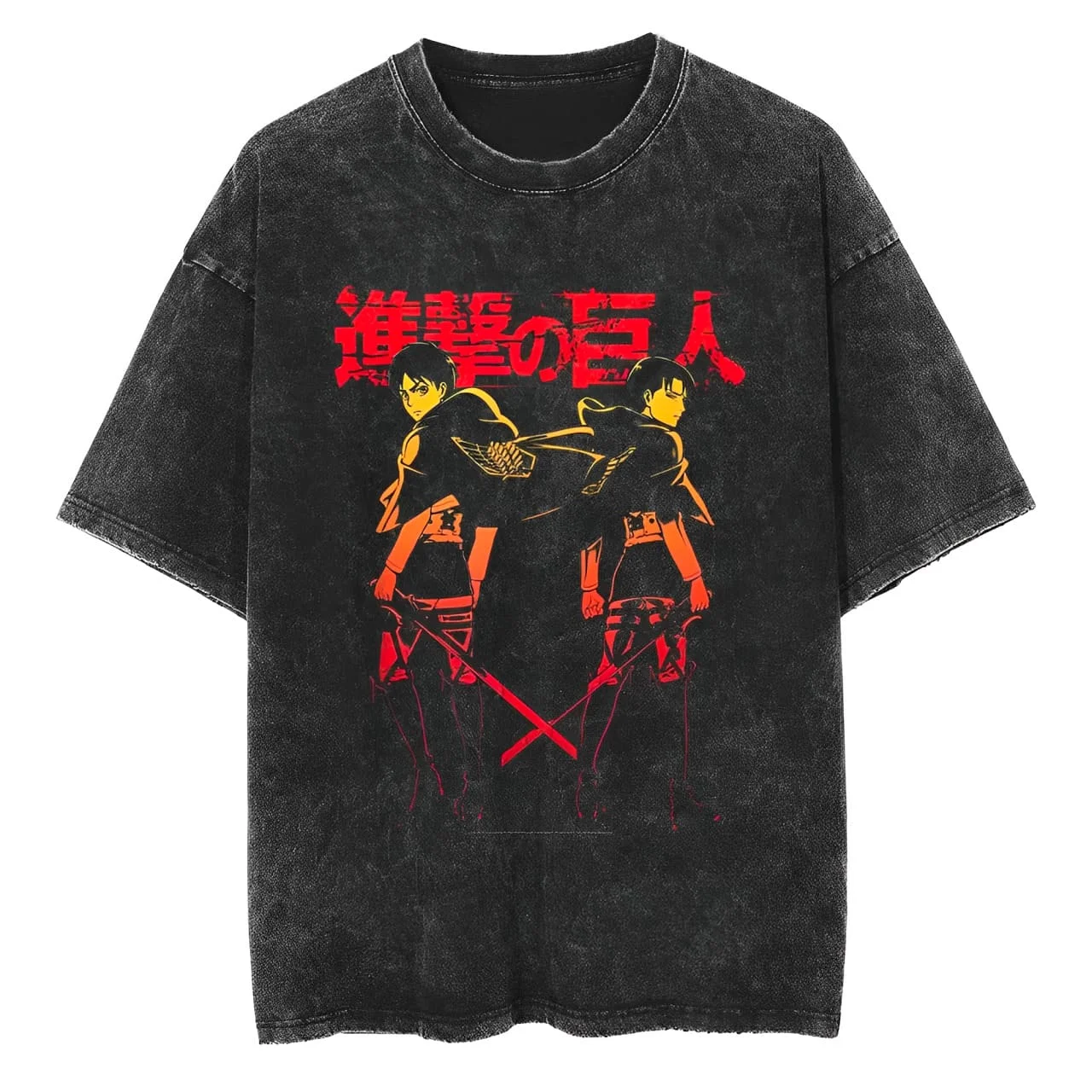 

Chainsaw Man Denji Vintage Washed Cotton T Shirt Men Women 2026 Summer Oversized Streetwear Manga Cover Casual Tops