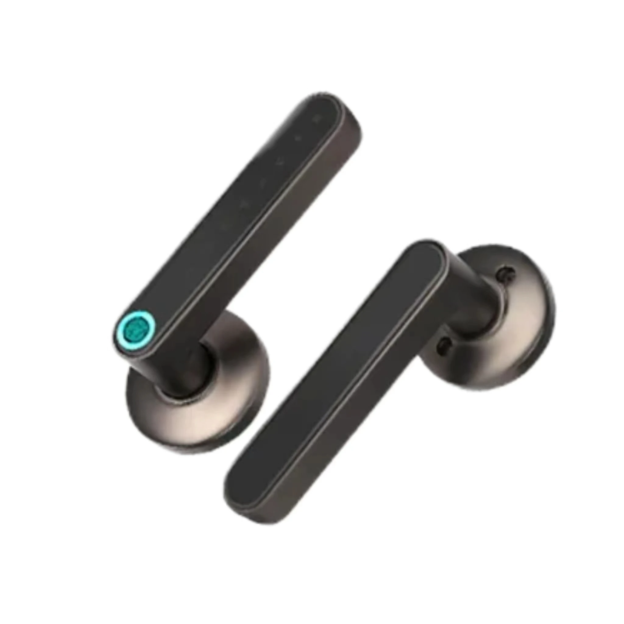 

Handle Lock Bluetooth Pass Electronic Biometric Security Tuya App Hotel Furniture Gate Safety Handle Smart Fingerprint Door Lock