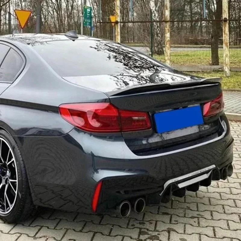 M Performance Pro Style Rear Trunk Roof Spoiler Lip Wing For BMW G30 G38 F90 M5 M5+ 2017-2023 Body Kit Car Styling Accessories