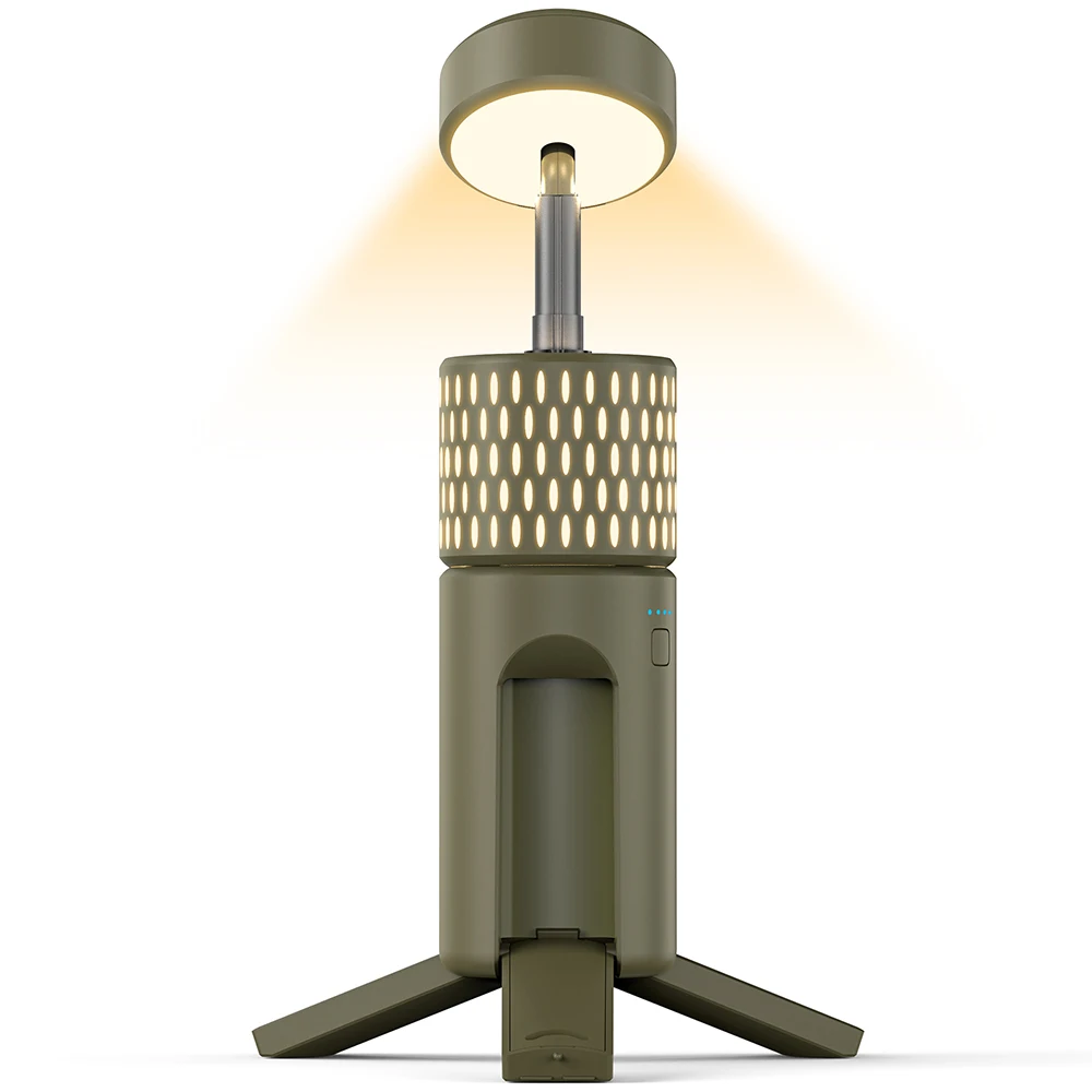 Portable Multifunctional Retractable Rechargeable Battery Outdoor Camping Adventure Light