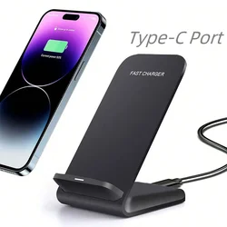 Wireless Charger Fast support for Samsung S24 S23 S22 21 Ultra Quick Charging Stand For iPhone17 16 15 14 13 12Pro Max Xiaomi 14