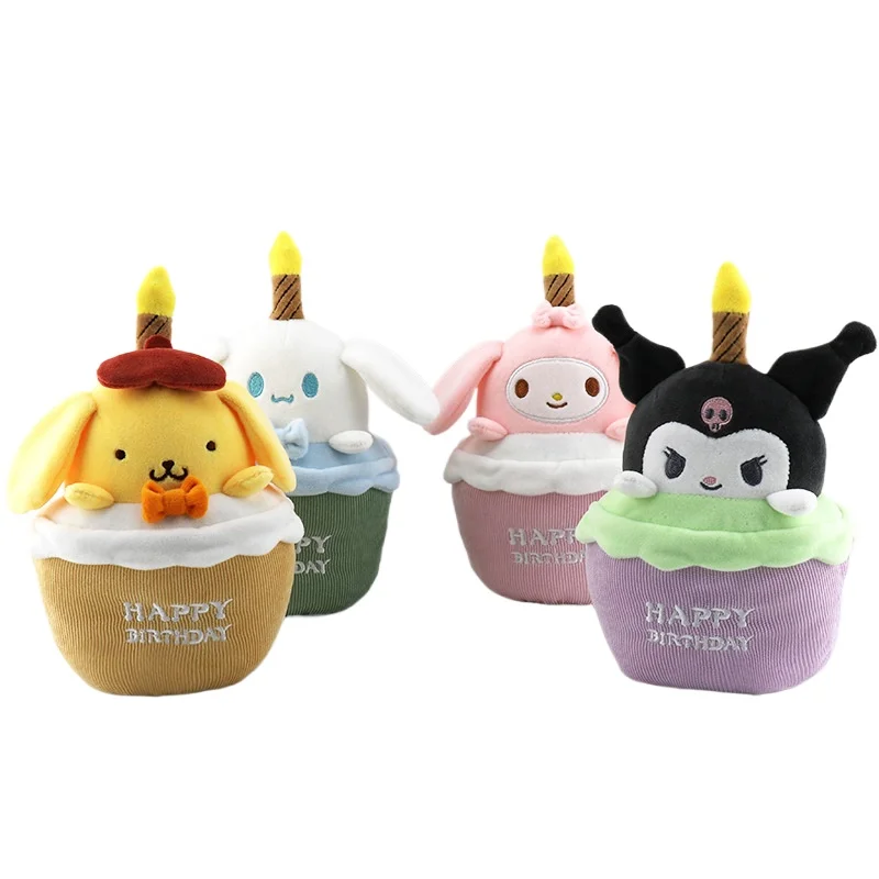 

Hello Kitty Anime Plush Toy for Kids Sanrio Plushies Music Plush Toy Cute Children's Dolls Birthdays Gifts Cake Design