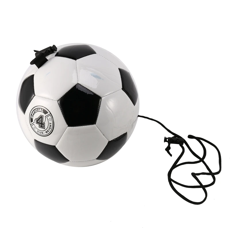 Soccer Training Ball Adjustable Bungee Elastic Training Ball With Rope Size 4 Football For Training Playing Sports