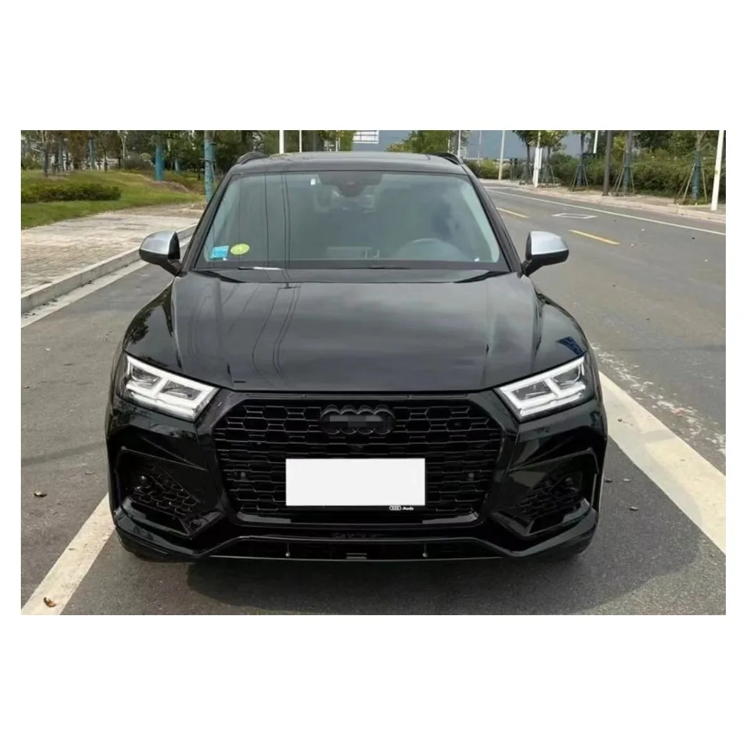 Luxury body kits For 2018-2020  Q5 upgrade to RSQ5 front car bumpers Grill automotive parts rear lip exhaust pipe