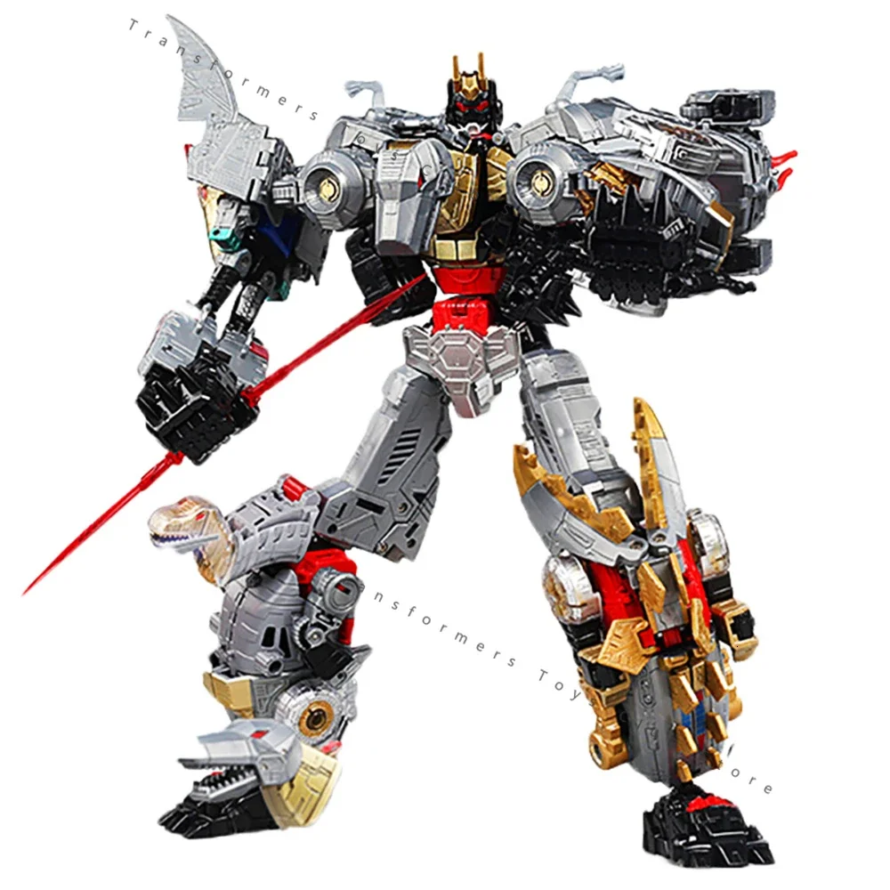 

In Stock Transformers G1 Action Figure Shura King Tianyuan Dinosaur Fusion Dinobot KO Deformation Robot Toys Gift Alloy