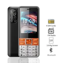 Four Sim Card Feature Elderly Mobile Phone 2.8