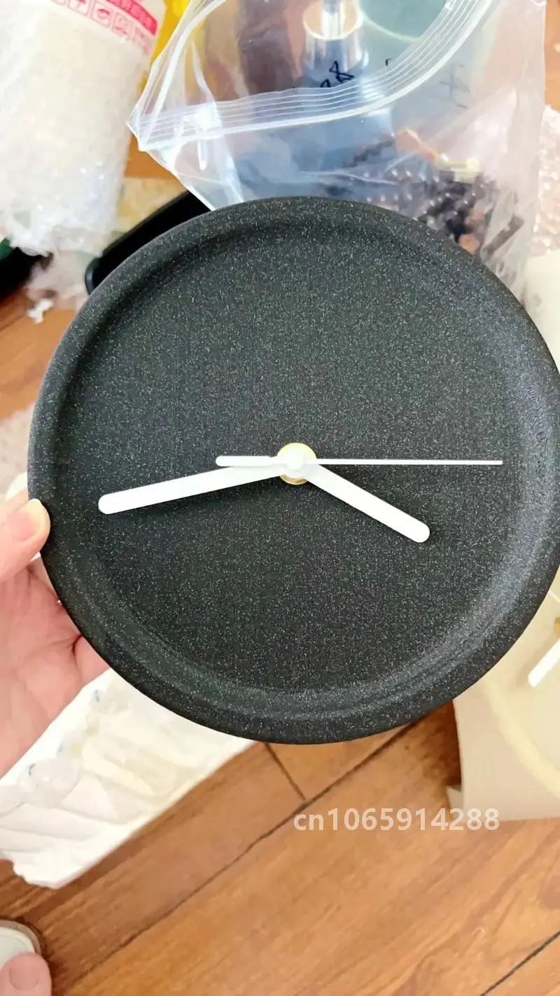 8 Inch Corner Wall Clocks Minimalist Wall Art Clock Bedroom Mechanism Silent Watches Living Room Luxury Desktop Watch Home Decor