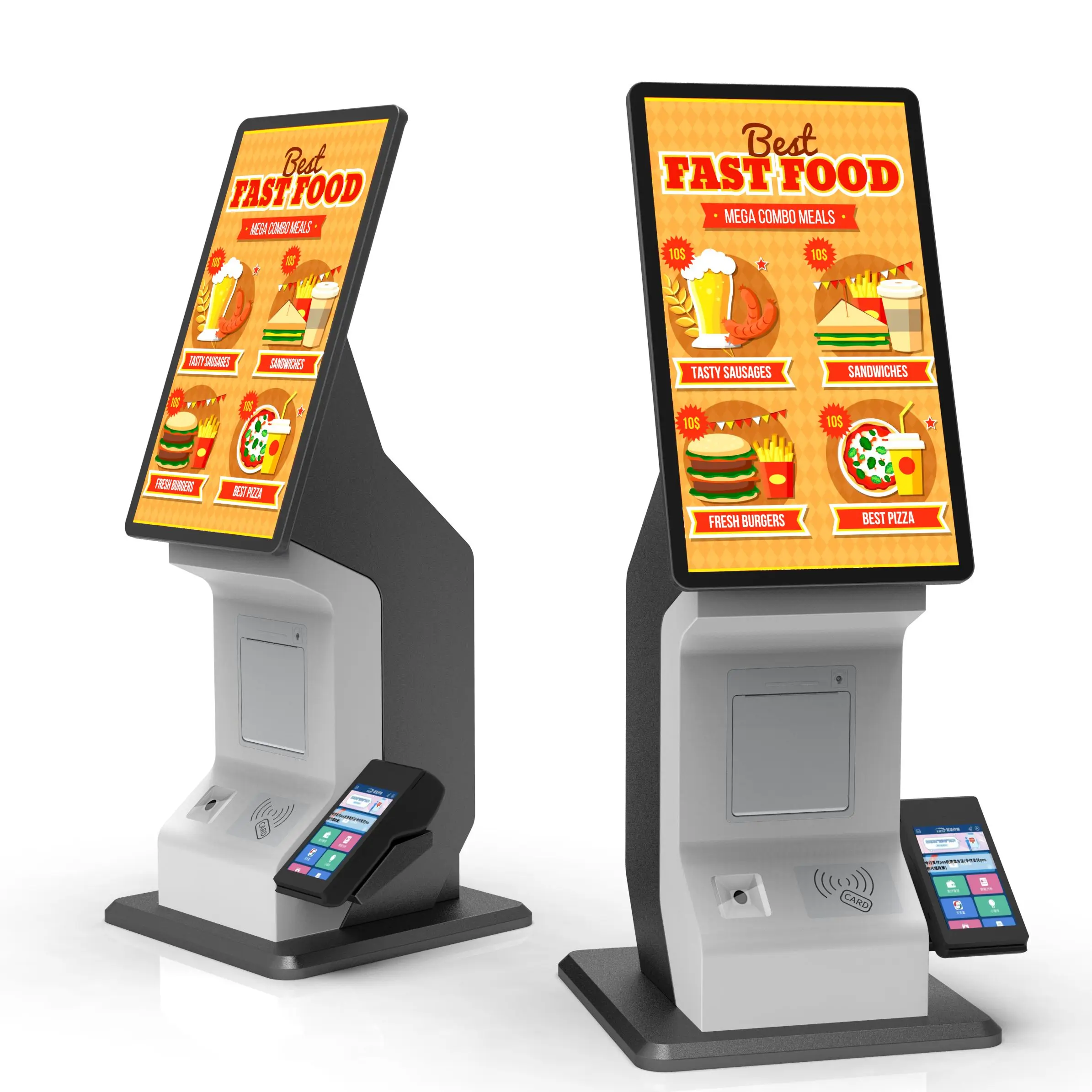 Interactive Shopping Mall Payment Machine/Restaurant Fast Food Menu Ordering Kiosk Machine Self Service Payment Kiosks