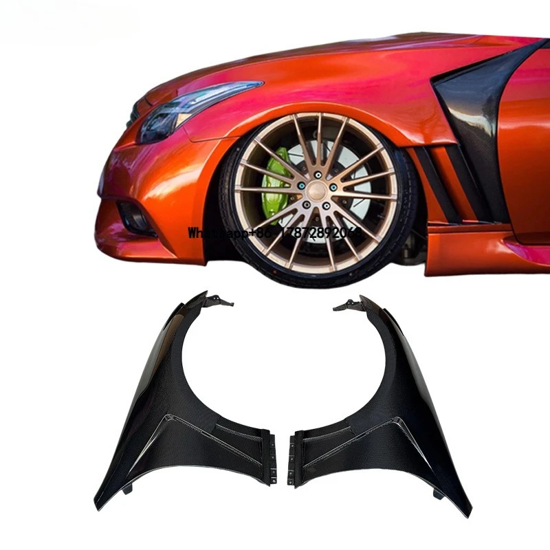 High Quality Carbon Fiber Mudguard for  G37 Sedan 4-door Carbon Fiber Ventilated Mudguard Brand New Perfect Body Kit