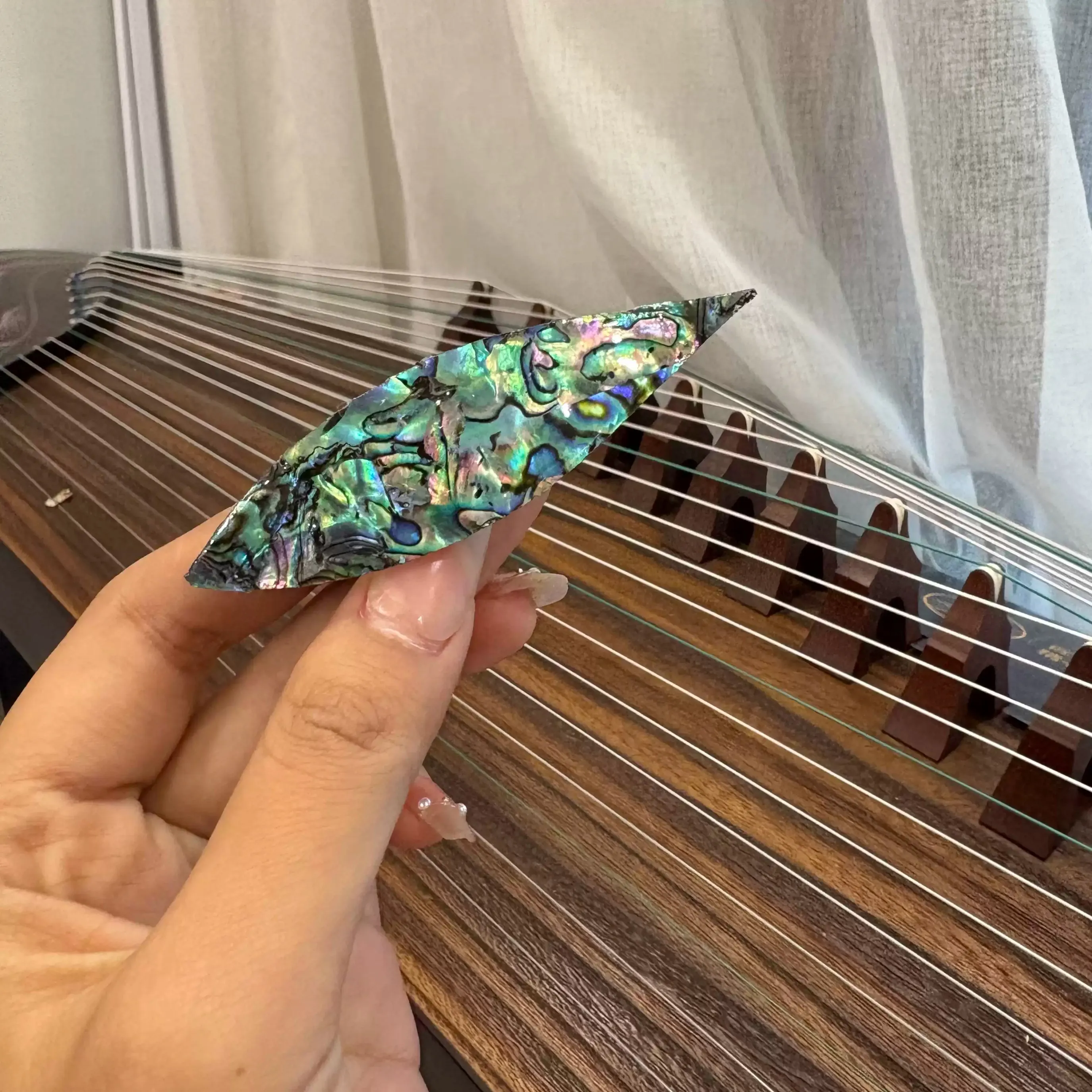 Abalone-Shell lace Tatting Shuttle.Lace Making Tool Customized Tatting Lace Weaving Tool for Advanced Tatting DIY