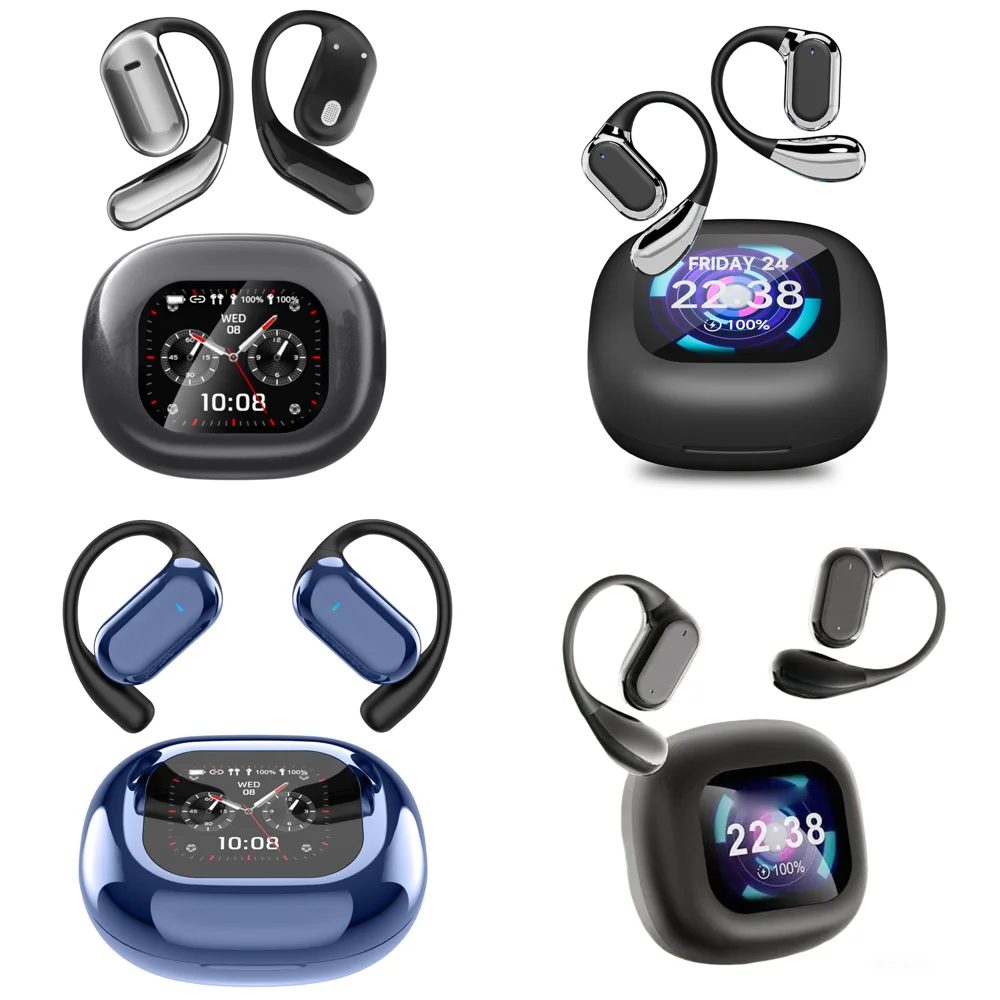 

UYUXIO Wireless Earphone with 144 Online AI Languages OWS Open Ear Headphone Real Time Translation Earbuds for Travel Business
