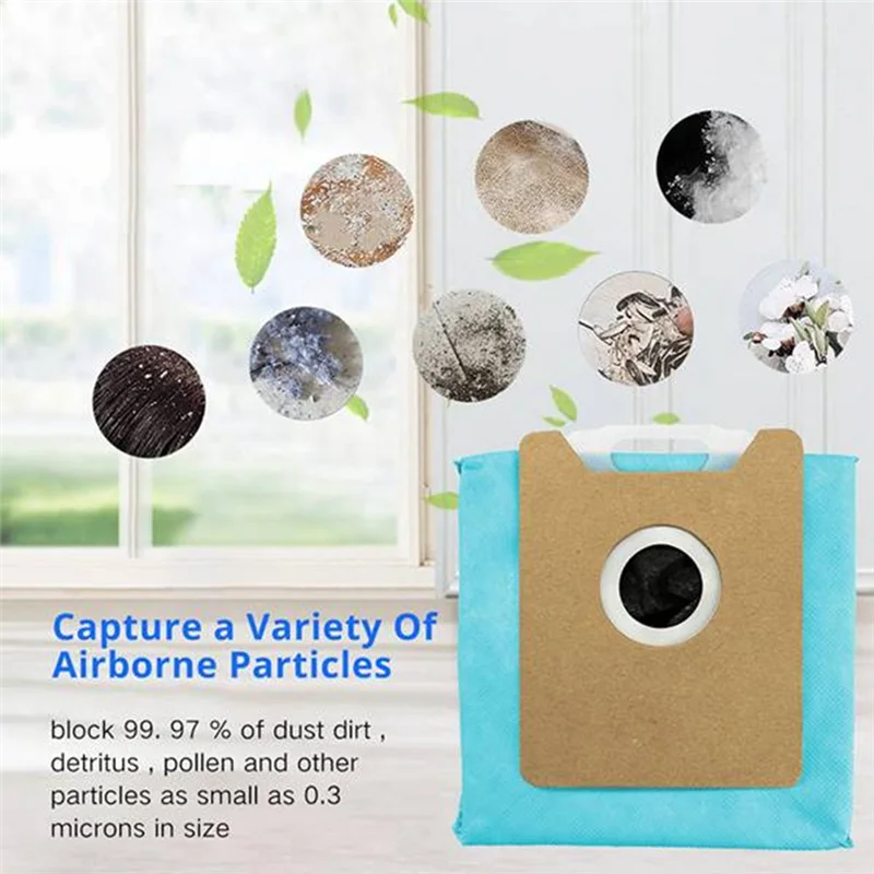 14 pçs sacos de pó foreufy g35 +, g40 + g40 híbrido + robô aspirador peças substituição saco de pó não tecido saco de lixo