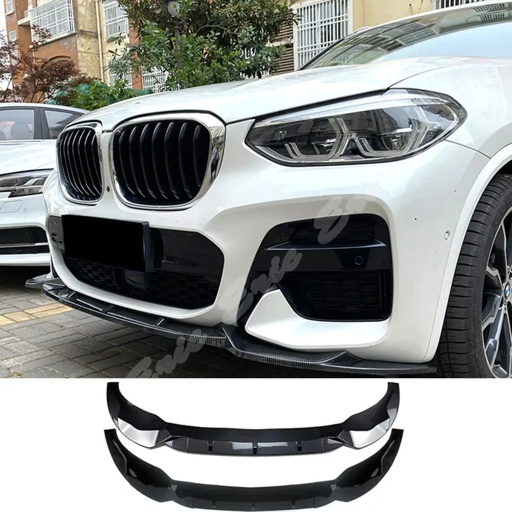

Front Bumper Lip Spoiler Side Lower Splitters Body Kit For BMW X3 X4 G01 G02 xDrive25i 30i M40i 20i M Pack Style 2018-2021