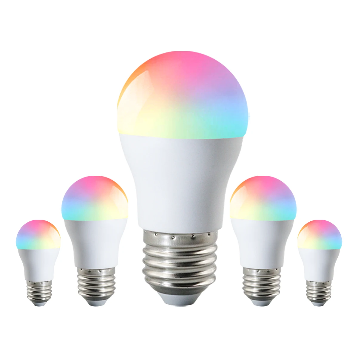 

1-10PCS E27 G45 AC85-265V Mini Bulb RGB LED Lamp 24 Key 6W Remote Control Dimmable No Flicker Colorful Change for Bedroom Lamp
