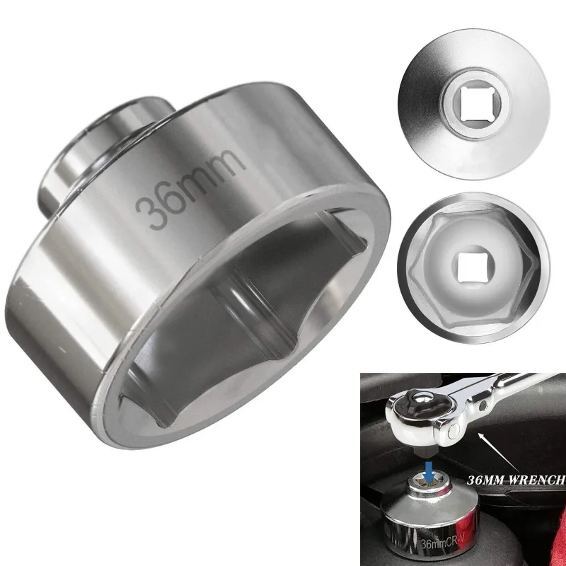 

Низкопрофильный ключ для масляного фильтра 36 мм, привод 3/8, 6-гранный, для замены масла в дизельных двигателях BMW, Porsche, Ford F250