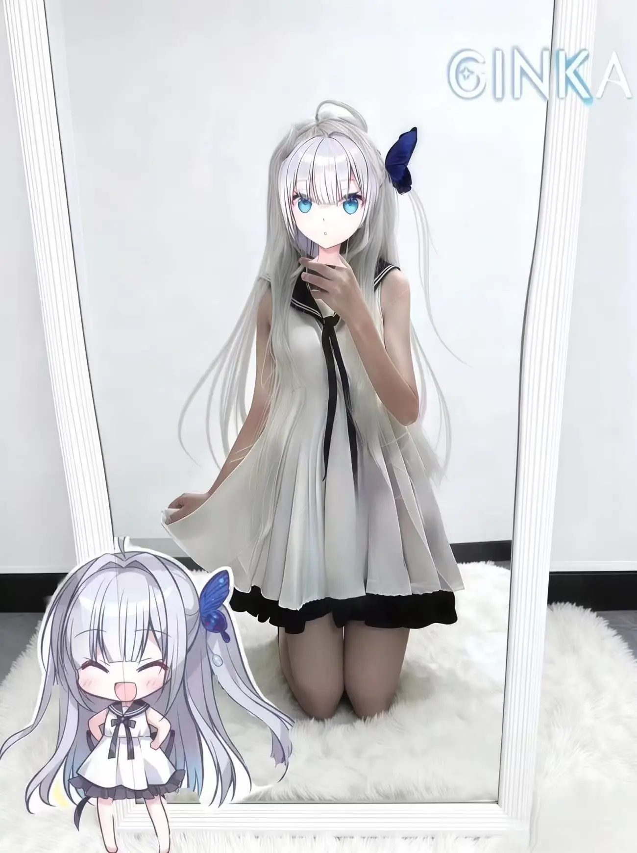 

Cosplay Costume Shinomiya Ginka Japanese-Style Naval Wind Dress Set