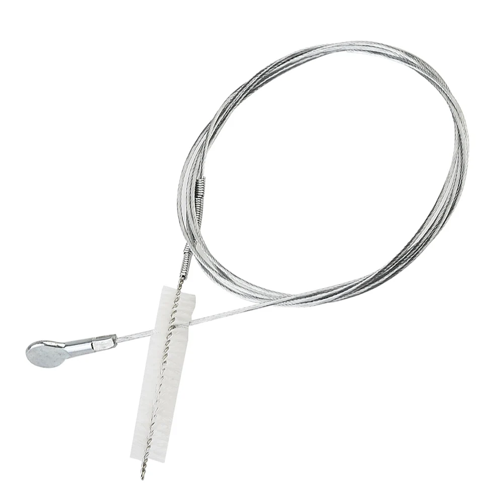 Brand New Cleaning Brush Flexible Dredge Maintenance Nylon+stainless Steel Pipe Dredge Scrub Brush Accessories