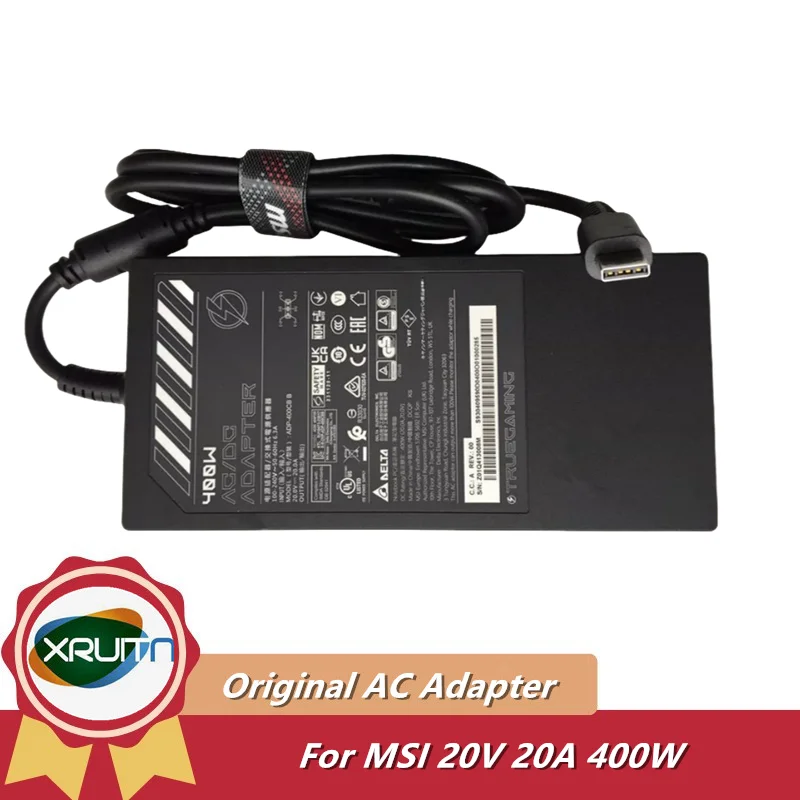 Original DELTA ADP-400CB B 20V 20A 400W AC/DC Adapter Charger For MSI Laptop Power Supply Genuine